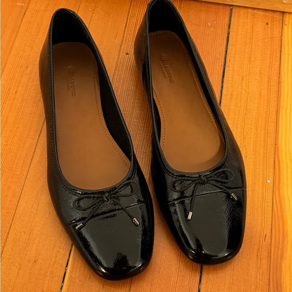 Vagabond Black Jolin Ballet Flats